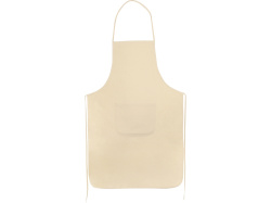 Хлопковый фартук с карманом «Bakery», Цвет бежевый