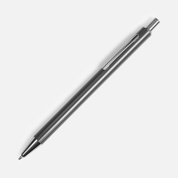 Ручка шариковая Mastermind, серая, 14х0,9 см