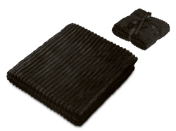 Плед «Wave», Цвет черный