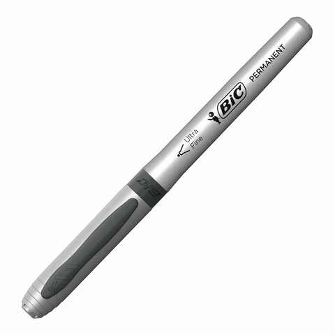 Маркер перманентный BIC "Intensity Ultra Fine", ЧЕРНЫЙ, тонкий наконечник 0,8 мм, 8290801