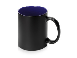 Кружка-хамелеон «Surprise» матовая, Цвет черный матовый/синий глянцевый