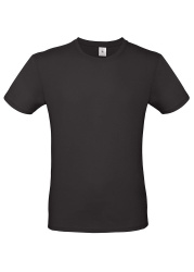 Футболка мужская E150, черная, XS–3XL