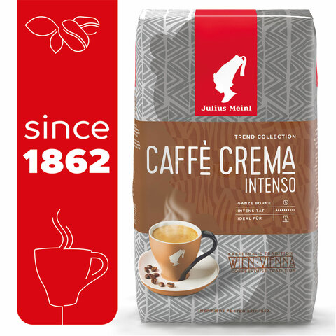 Кофе в зернах JULIUS MEINL "Caffe Crema Intenso Trend Collection", 1000 г, ИТАЛИЯ, 89535