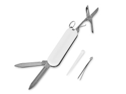 Мультитул-брелок 5-в-1 «Pinny», Цвет белый