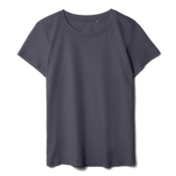 Футболка женская T-bolka Lady, темно-серая (графит), S–3XL