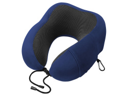 Подушка для путешествий с эффектом памяти «Dream», Цвет синий