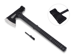 Топор 4-в-1 с огнивом «Lumber», Цвет серебристый, черный