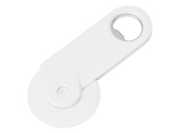 Нож для пиццы с открывалкой бутылок «4 сыра», Цвет белый