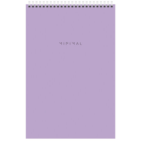 Блокнот ДЭК А4, 200х290 мм, 80 л., КОМПЛЕКТ 2 шт., гребень, подложка, BRAUBERG "Minimal Pastel", 116453