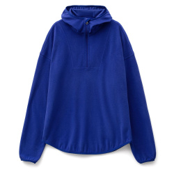 Анорак флисовый унисекс Fliska, ярко-синий, XS–XXL