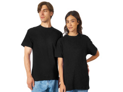 Футболка из текстурного джерси «Portofino», унисекс, Размер XS, Цвет черный