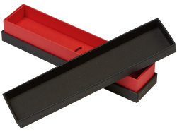 Футляр для 1 ручки «Bloom», Цвет черный/красный