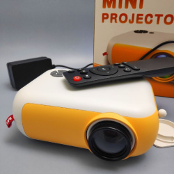 Мультимедийный портативный светодиодный LED проектор Mini Projector A10 FULL HD 1080p (HDMI, USB, пульт ДУ)