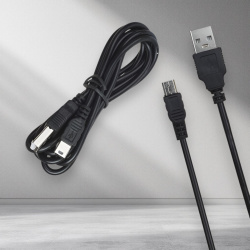 Кабель D11 USB Type-A - V3 mini, длина 1500мм, черный / Компактность и универсальность для повседневного использования