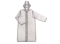 Дождевик «Providence» c чехлом, унисекс, Размер XL-2XL, Цвет прозрачный/черный