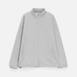 Куртка флисовая унисекс Nebo, светло-серая, S–3XL