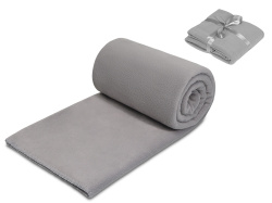 Плед «Dolly» флисовый 360 г/м2, Цвет серый