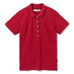 Рубашка поло женская Sunset, красная, S–XXL