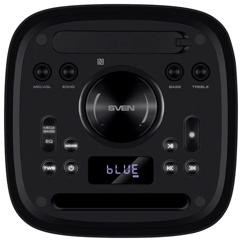 Колонка портативная SVEN PS-930, 150 Вт, TWS, Bluetooth, FM, USB, microSD, LED-дисплей, черный, SV-022402