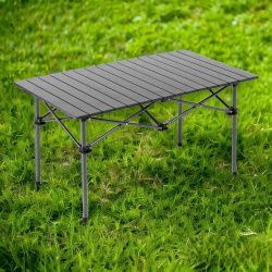 Складной туристический стол из алюминиевого профиля / Портативный стол для пикника