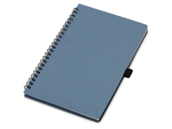 Блокнот А5 «Toledo M» с обложкой из пшеницы и пластика, Размер A5, Цвет синий