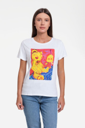 Футболка женская I Don't See You, белая, S–XL