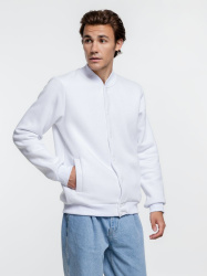 Бомбер Graduate, белый, S–XXL