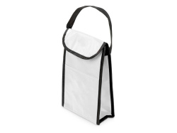 Сумка-холодильник Reviver на липучке из нетканого переработанного материала RPET, Цвет белый