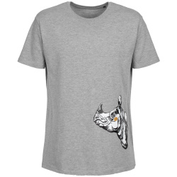 Футболка мужская NosoRock, серый меланж, S–XXL