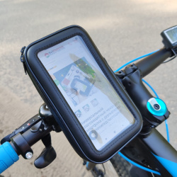 Универсальный влагозащитный чехол (велочехол)  для смартфона с держателем  на велосипед/мотоцикл LK-