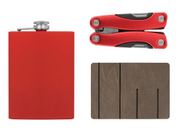 Подарочный набор «Путешественник 2.0.», Цвет красный