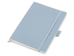 Блокнот А5 в гибкой обложке «Vision 2.0» soft-touch, Размер А5, Цвет голубой