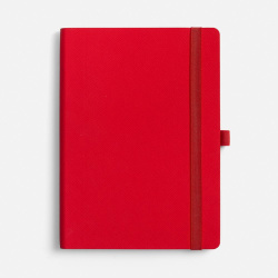Ежедневник Peel Flex, недатированный, красный, 15х20,8х1,5 см
