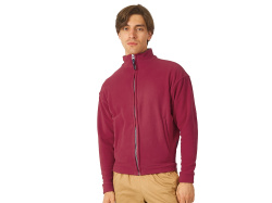 Куртка флисовая "Nashville" мужская, Размер XL, Цвет красный/пепельно-серый