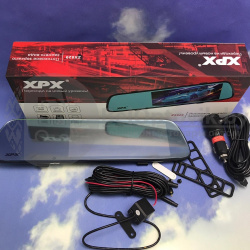 (Оригинал Корея) Зеркало - видеорегистратор XPX® ZX829 (в  комплекте с  двумя камерами дорога+задний