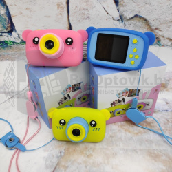 Детский фотоаппарат Zup Childrens Fun Camera со встроенной памятью и играми Мишка