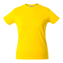 Футболка женская Lady H, желтая, XS–XXL