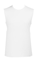 Футболка мужская без рукавов Jazzy 170, белая, S–XXL