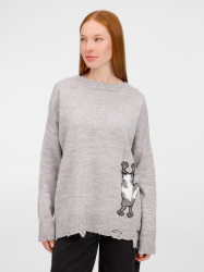 Джемпер Sharpick, серый, S/M, L/XL
