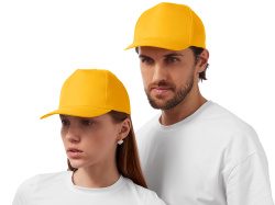 Бейсболка «Poly», Размер 56, Цвет золотисто-желтый