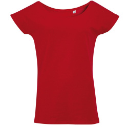 Футболка женская Marylin, красная, S–XXL