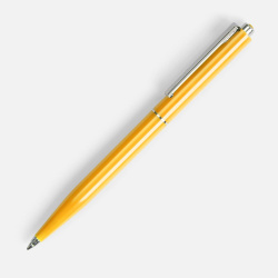 Ручка шариковая Senator Point, ver.2, желтая, 13,5х1 см