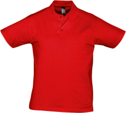 Рубашка поло мужская Prescott Men 170, красная, S–XXXL