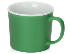 Кружка «Nancy», матовая, Цвет зеленый классический/белый