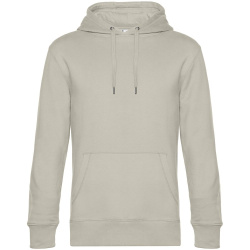 Толстовка с капюшоном унисекс King, дымчато-серая, XS–3XL