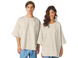 Футболка оверсайз «Berlin» унисекс, Размер XS-S, Цвет бежевый