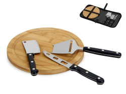 Набор для подачи сыра «Fabrizio», Цвет черный, серебристый, натуральный