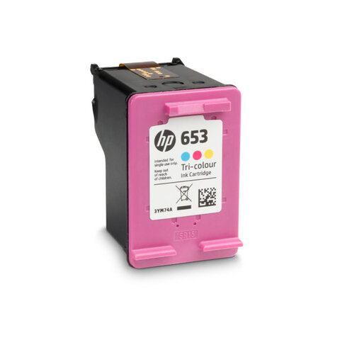 Картридж струйный HP (3YM74AE) DeskJet Plus Ink Advantage 6075/6475, №653, цветной, 200 страниц, оригинальный