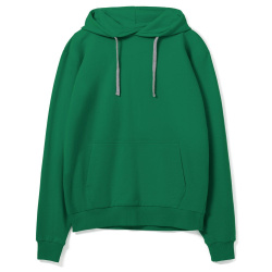 Толстовка с капюшоном Kirenga, зеленая, XS–4XL