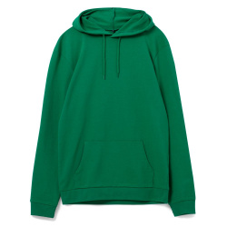Толстовка с капюшоном унисекс Hoodie, зеленая, XS–3XL